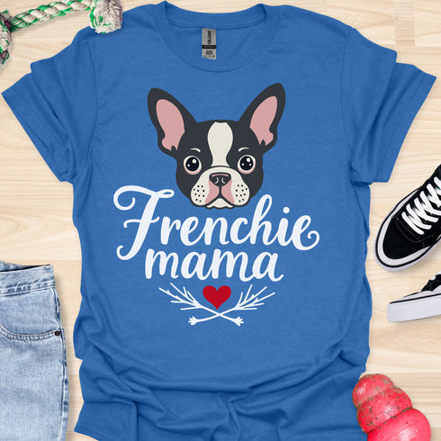 Frenchie Mama - V5 - Cute Graphic T-Shirt